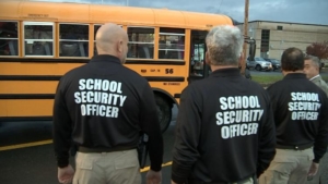 school security guards patrolling